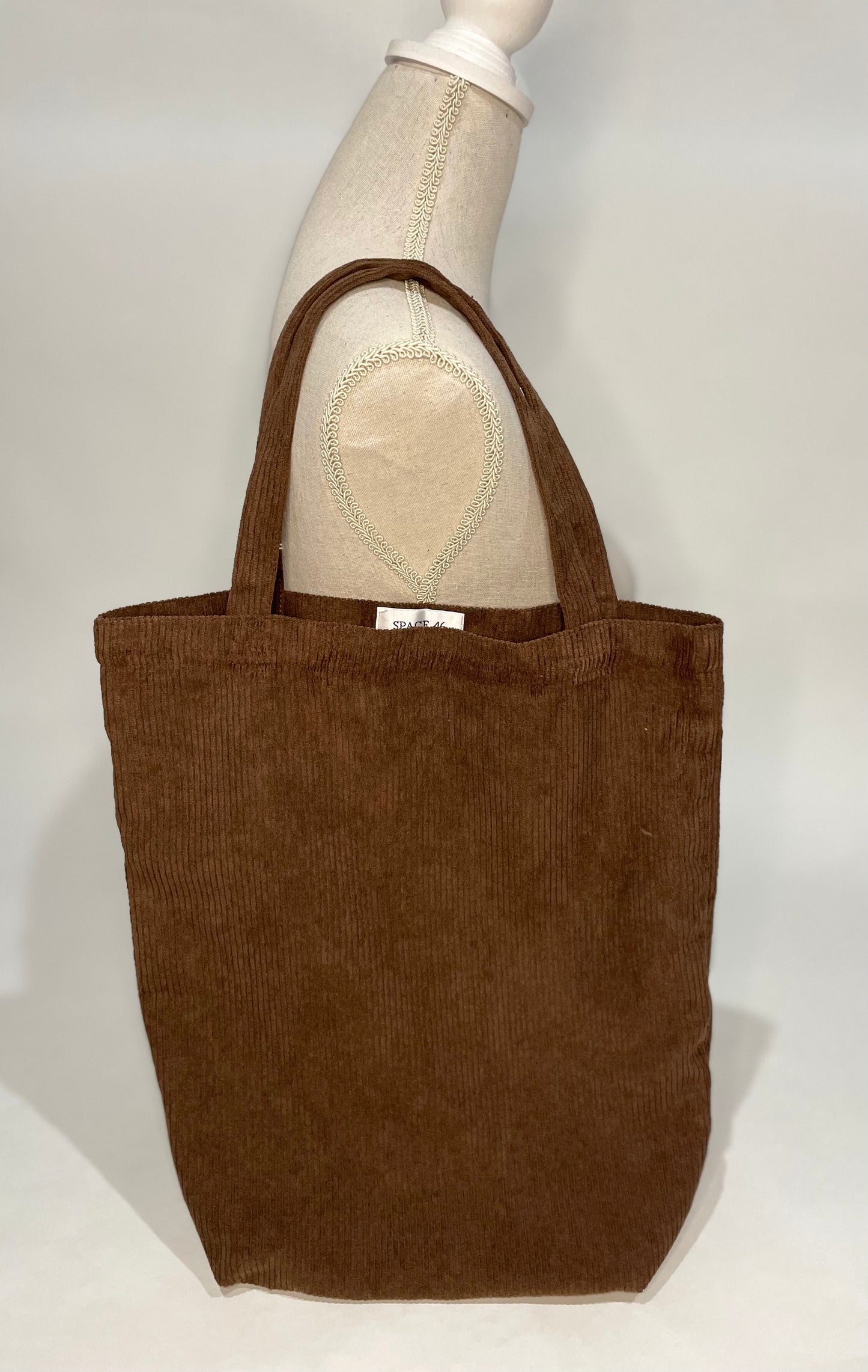 corduroy tote bag