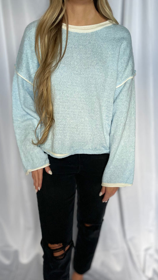 flow sleeve sweater