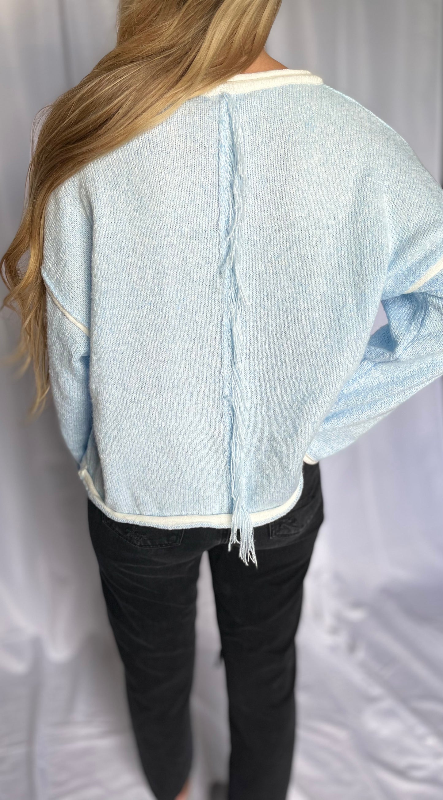 flow sleeve sweater