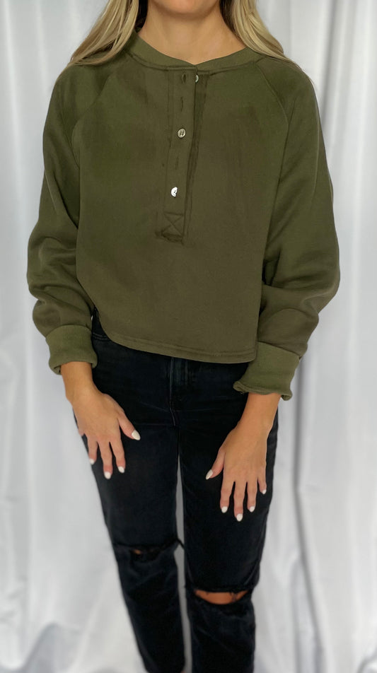 cropped pullover
