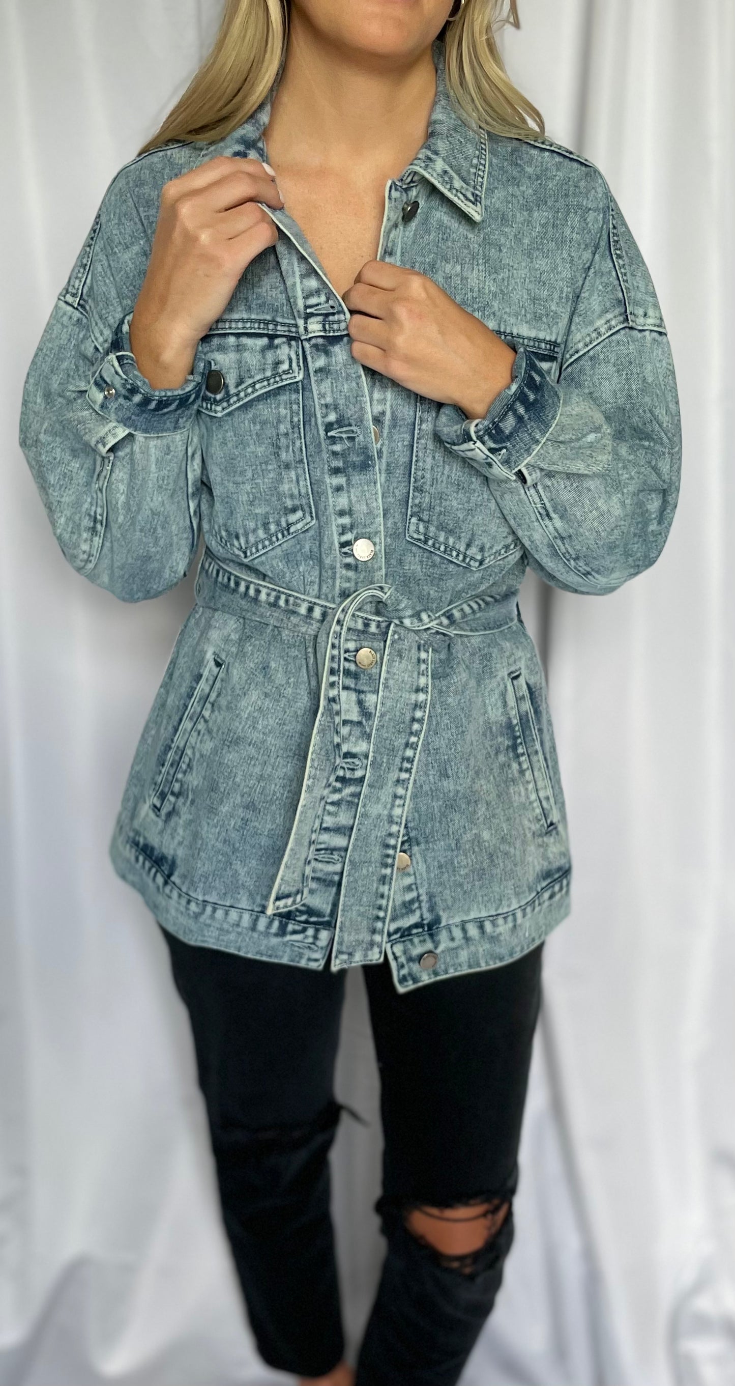 two way denim jacket